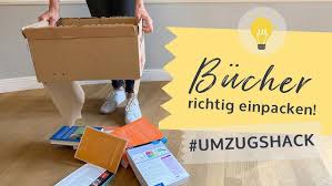 bücherkartons umzug