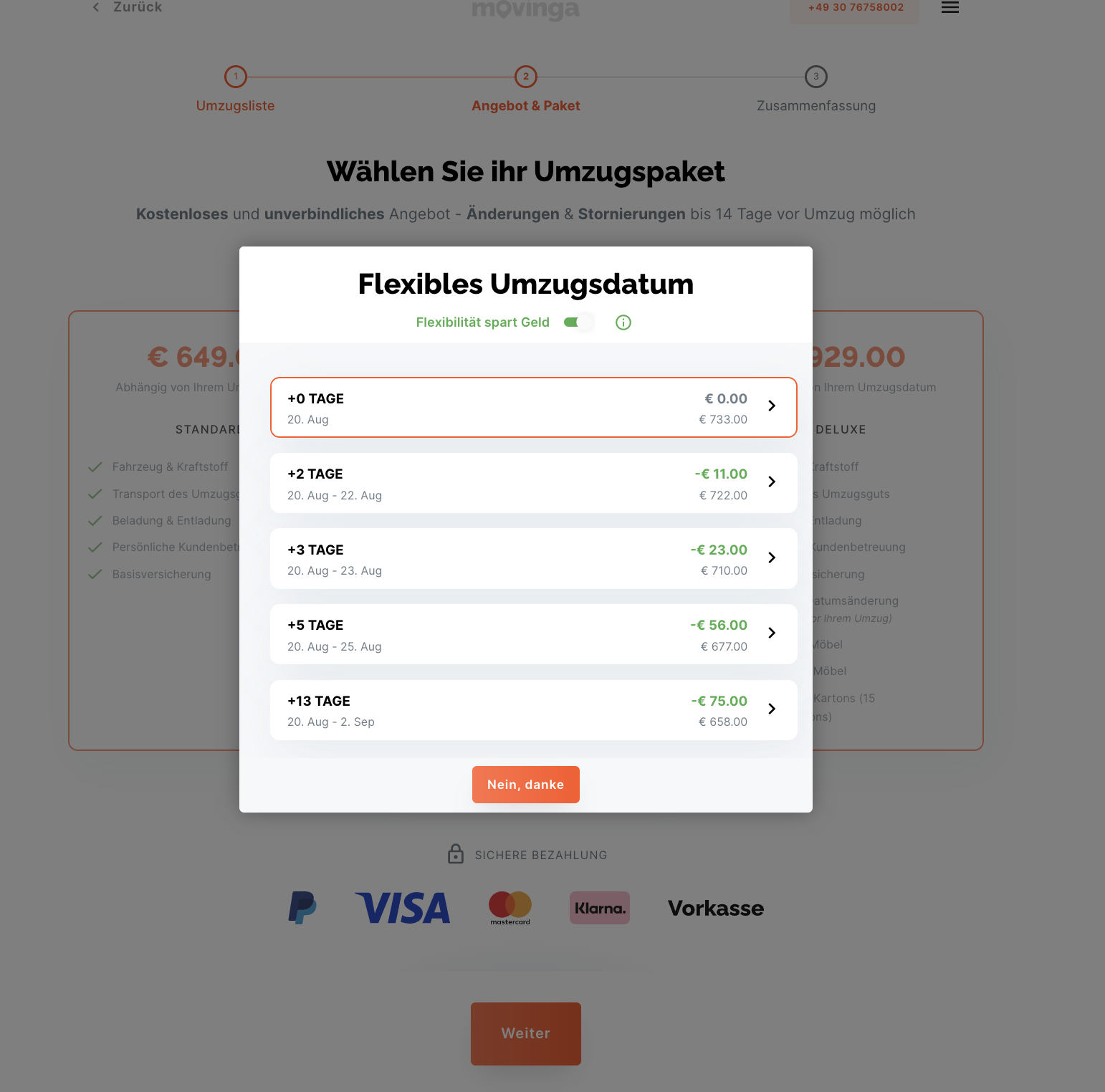 umzugsunternehmen movinga