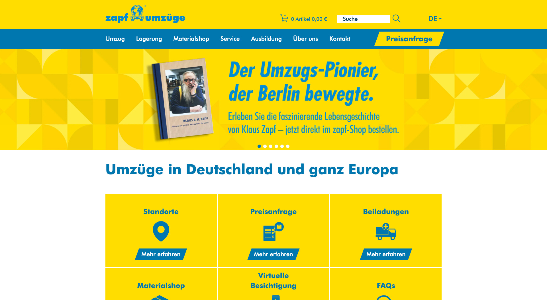 umzugsunternehmen zapf